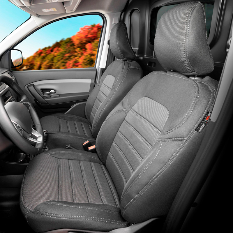 Original Design Textile seat covers 1+1  Mercedes Citan (W420) 2021-