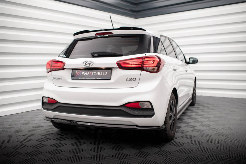 Diffuser Hyundai I20 FL 2018 - 2020 Maxton Glans Zwart