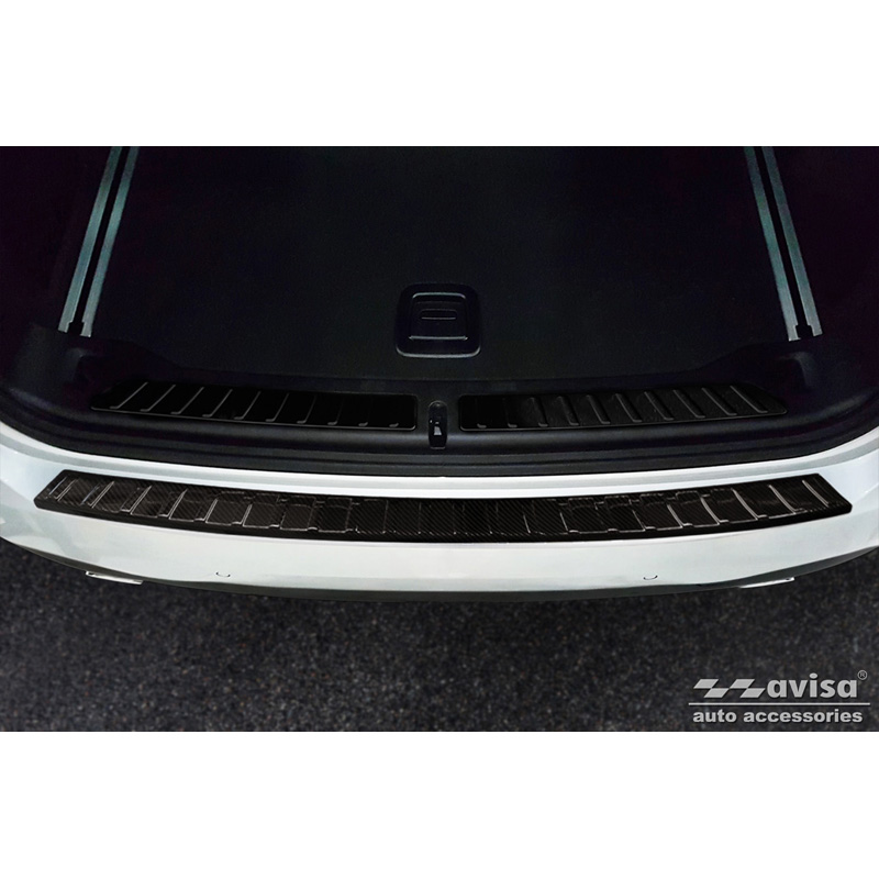 Real 3D Carbon Rear bumper protector  BMW X3 (G01) 2017-2021 & Facelift 2021- excl. M-Package 'Ribs'