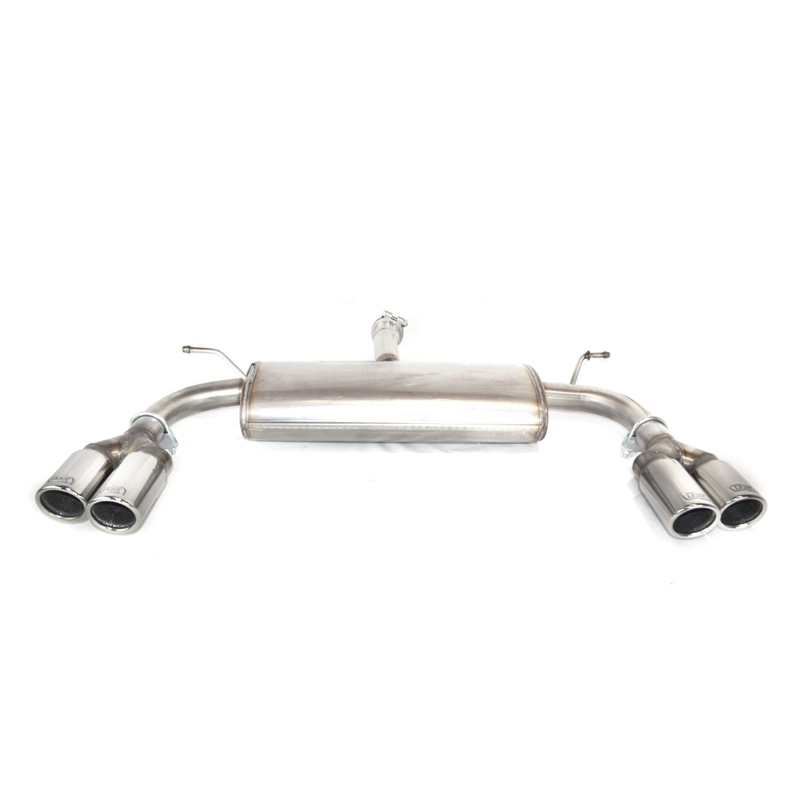 Double stainless steel sport exhaust  Ford Focus IV HB 5-doors 1.5 Ecoboost 135kW ST-Line 2018- 2x 70mm RS