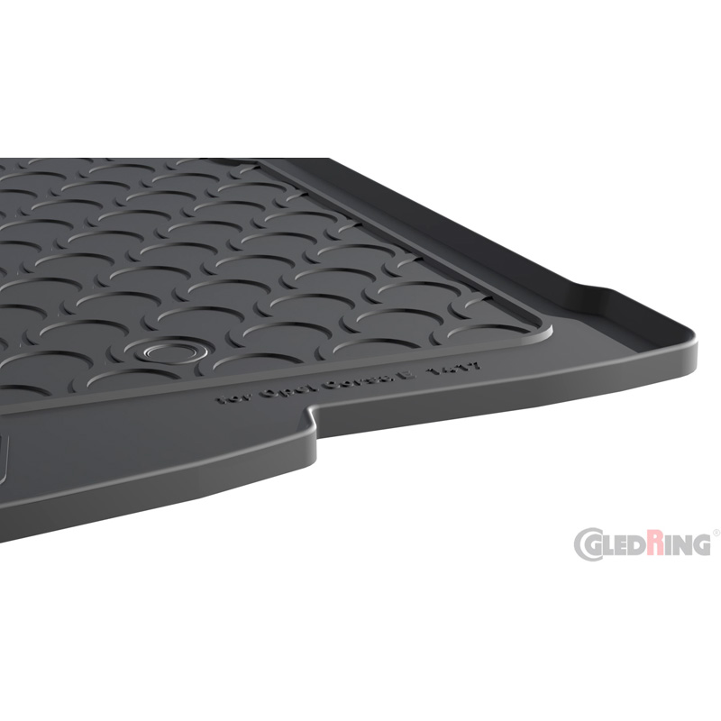 Rubbasol (Rubber) Trunk mat  Opel Corsa E 2014-2019 (Lower floor)
