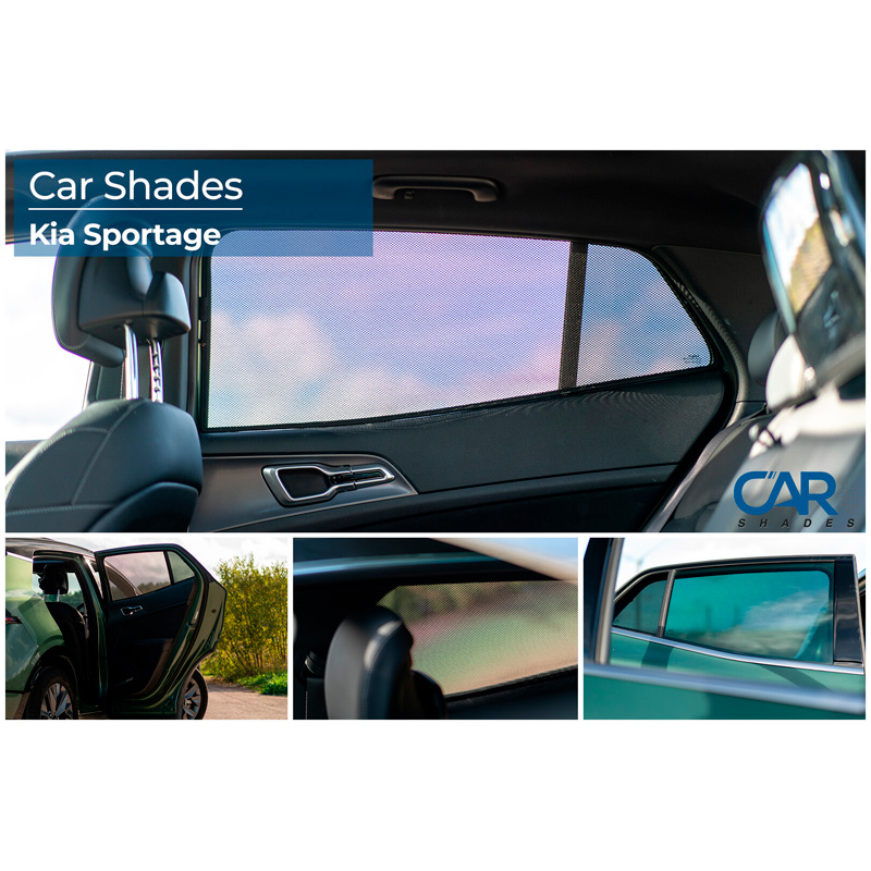 Set Car Shades (rear side doors)  Kia Sportage (NQ5) 5 doors 2021- (2-pieces)