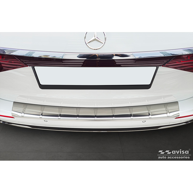 Stainless Steel Rear bumper protector  Mercedes E-Class (S214) Estate 2023- 'Ribs'