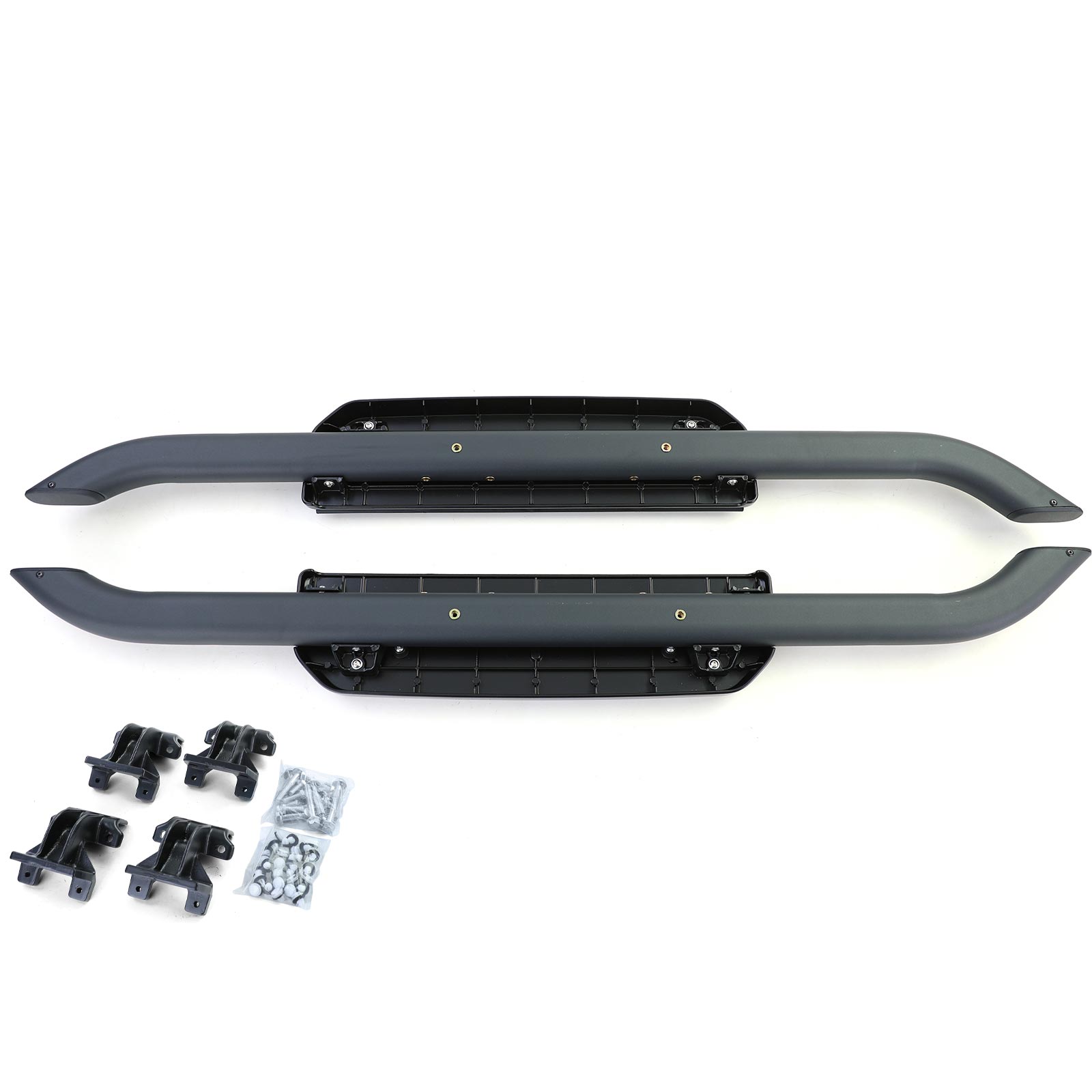 Treeplanken Land Rover Defender L663 90 Zwart