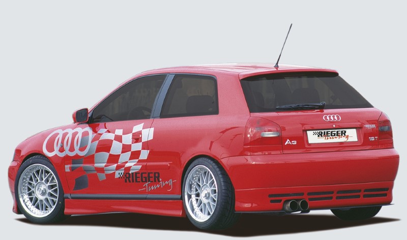 spoilerzwaard voor achteraanzet Audi A3 8L ABS Rieger