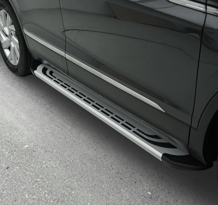 Treeplanken voor Suzuki Grand Vitara 05-15 aluminium zilver