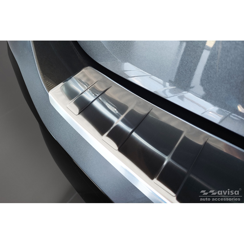 Stainless Steel Rear bumper protector  Peugeot 308 II SW 2013-2017 & Facelift 2017-2021 'Ribs'