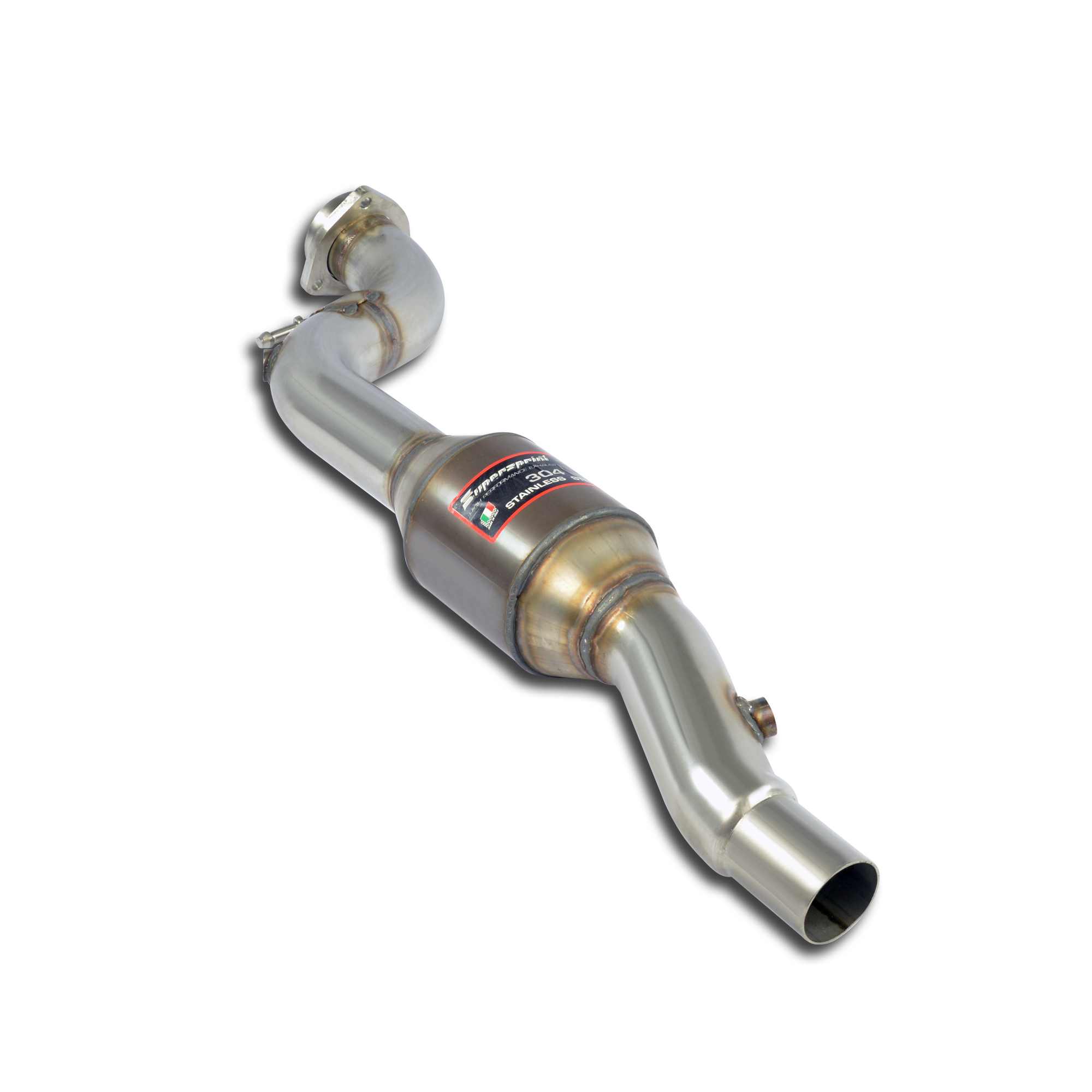 AUDI A6 C7 4G (Sedan + Avant) QUATTRO 3.0 TFSI V6 (310 Hp) 2012 -> 2014 Front pipe with Metallic cat
