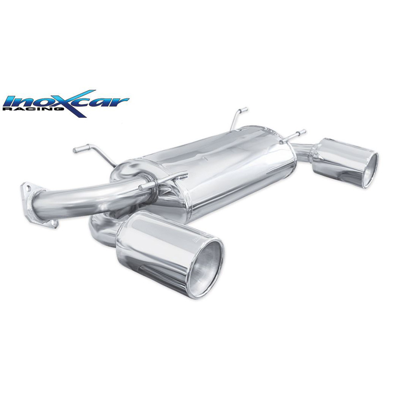 100% Inox Double Sport Exhaust  Toyota GT86 2.0 (200hp) Facelift 2017- 1x120mm Mega