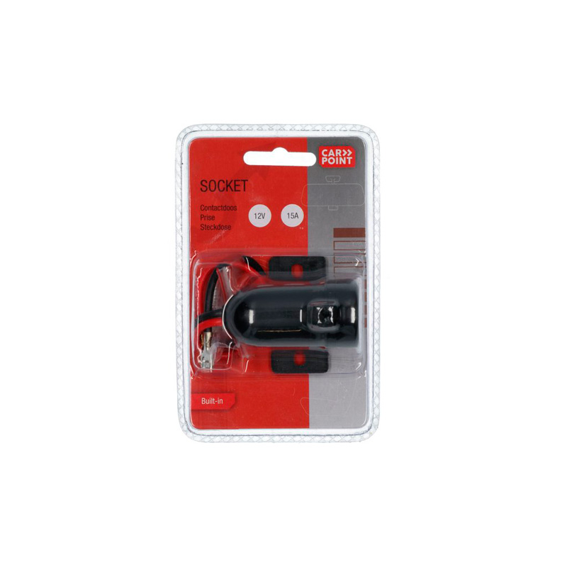 Carpoint Cigarette Lighter Socket Surface Mounted 12/24V
