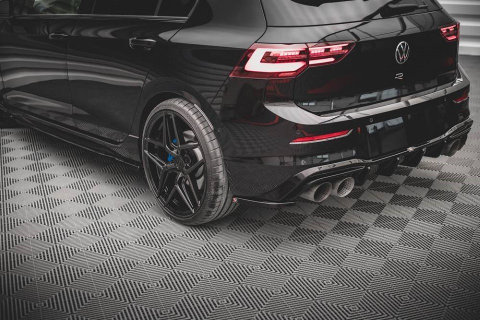 Zijdiffuser Volkswagen Golf 8 R Maxton Glans Zwart