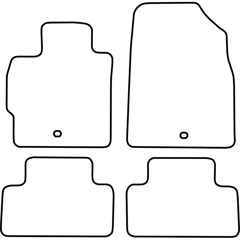 Set velour car mats  Mazda CX-7 2007-