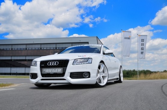 Voorspoiler Audi A5 B8/B81 07-11 S-line Rieger