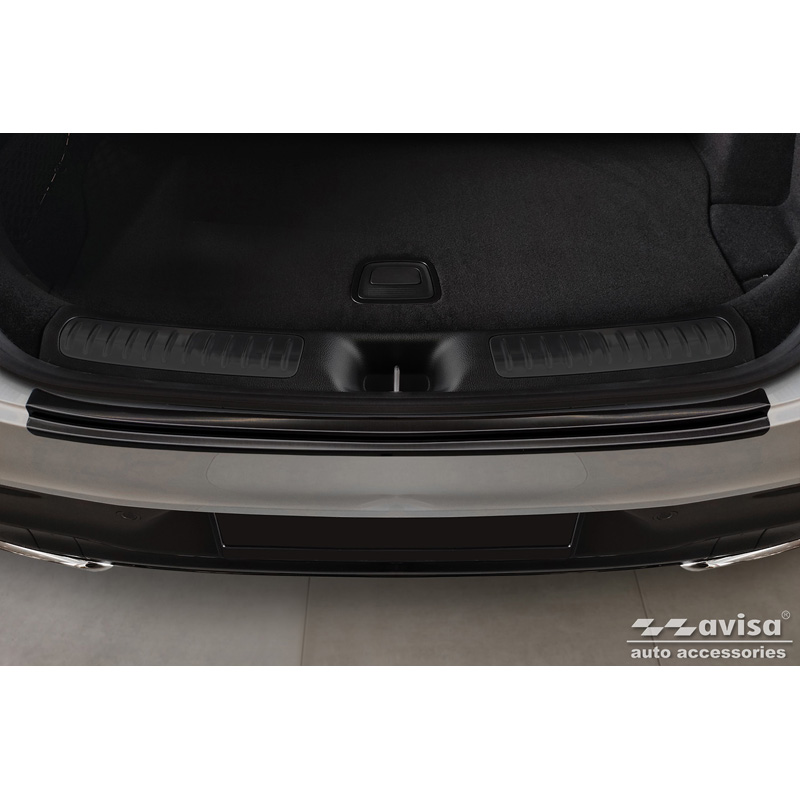 Black Stainless Steel Rear bumper protector  Mercedes GLC II Coupé (C254) 2023-