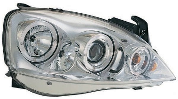 Koplampen Opel Corsa C 00-06 Chroom