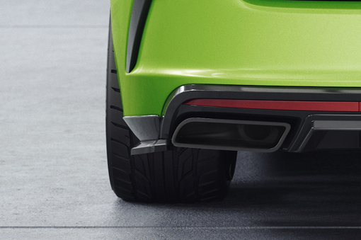Diffuser Skoda Octavia 4 RS en RS Plus HA478