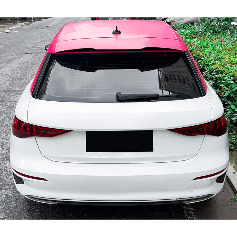 Dakspoiler (Spoiler Cap)  Audi A3 (8Y) Sportback 2020-2024 & FL 2025- (ABS Glanzend zwart)