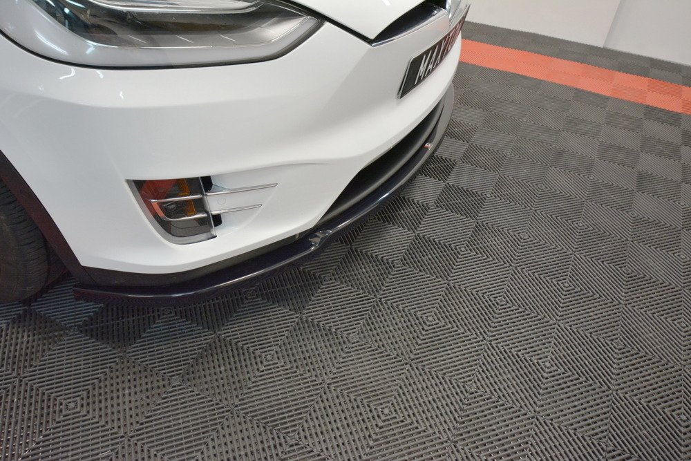 Voorspoiler Tesla Model X Gloss-Black V1