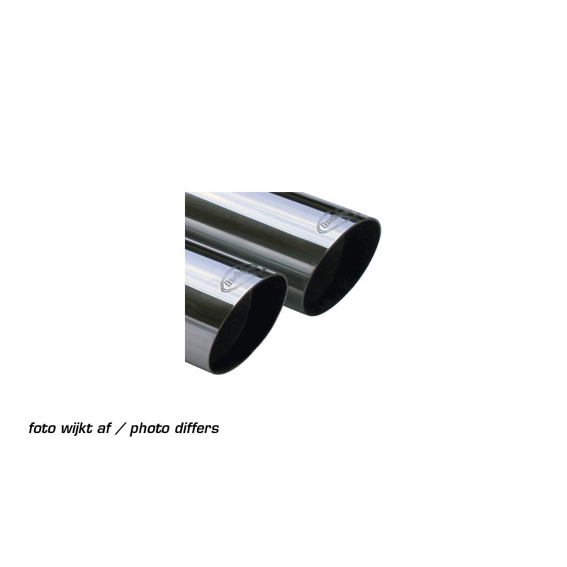 100% Inox Sport Exhaust  Volkswagen Polo 6R GTi 1.4 16v TSi (180HP) 2010- 2x80mm X-Race (Ø55mm)