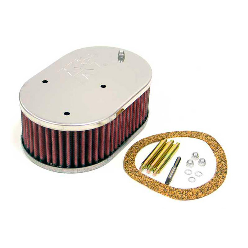 K&N Custom Racing Assembly Small Oval  Pierburg 2E, Assembly height 65mm (excl Ford) (56-9159)