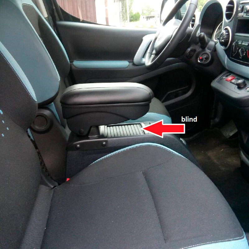 Arm rest Artificial leather  Peugeot Partner 2008- / Citroen Berlingo 2008- (excl. centre console)