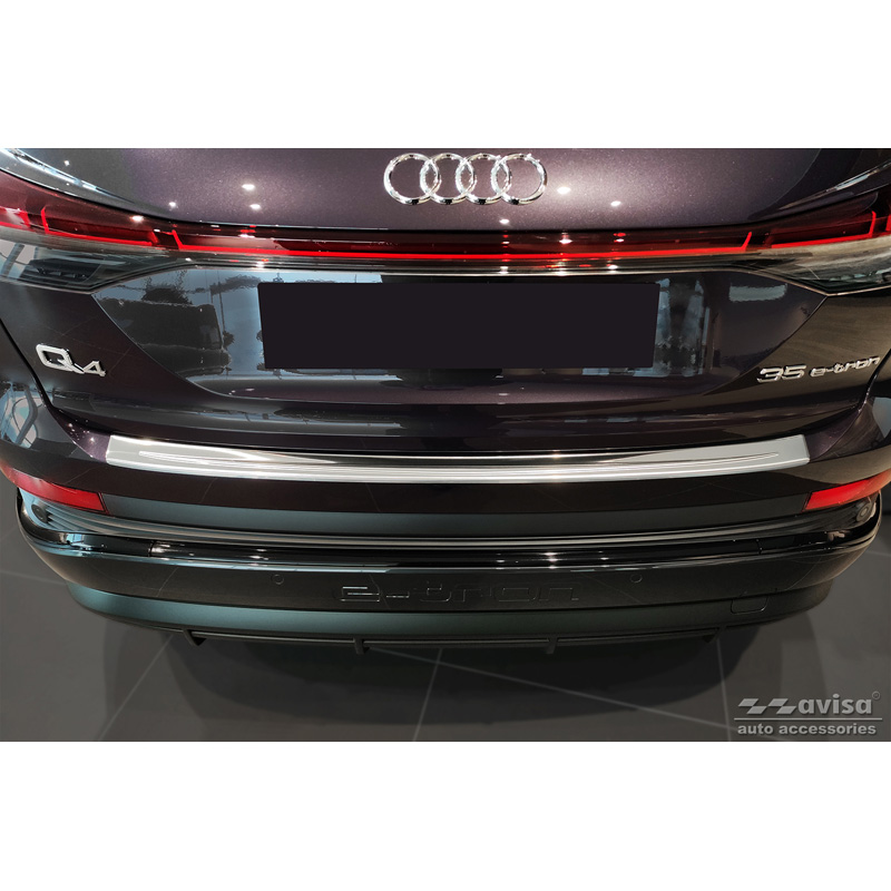 Stainless Steel Rear bumper protector  Audi Q4 E-Tron 2021-