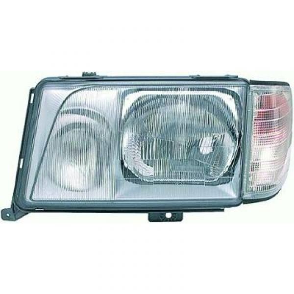 Koplamp links DB W124 93-95 TYC met "E"