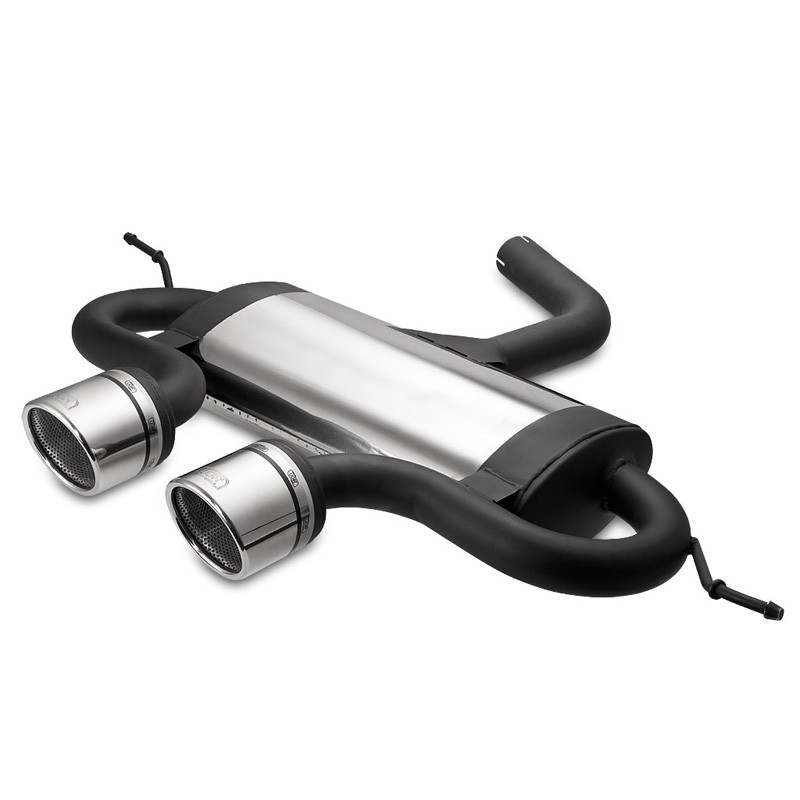 Einddemper VW Golf V 2003-2008 RVS 90mm r32-look ulter