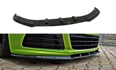 Voorspoiler V.1 Volkswagen Scirocco R Maxton Glans Zwart