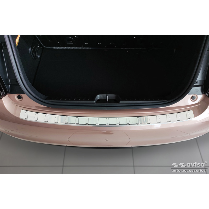 Stainless Steel Rear bumper protector  Fiat 500e Berlina, 3+1 & Cabrio 2020- 'Ribs'