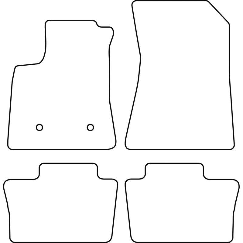 Set velour car mats  Renault Austral E-Tech Full Hybrid 2022-