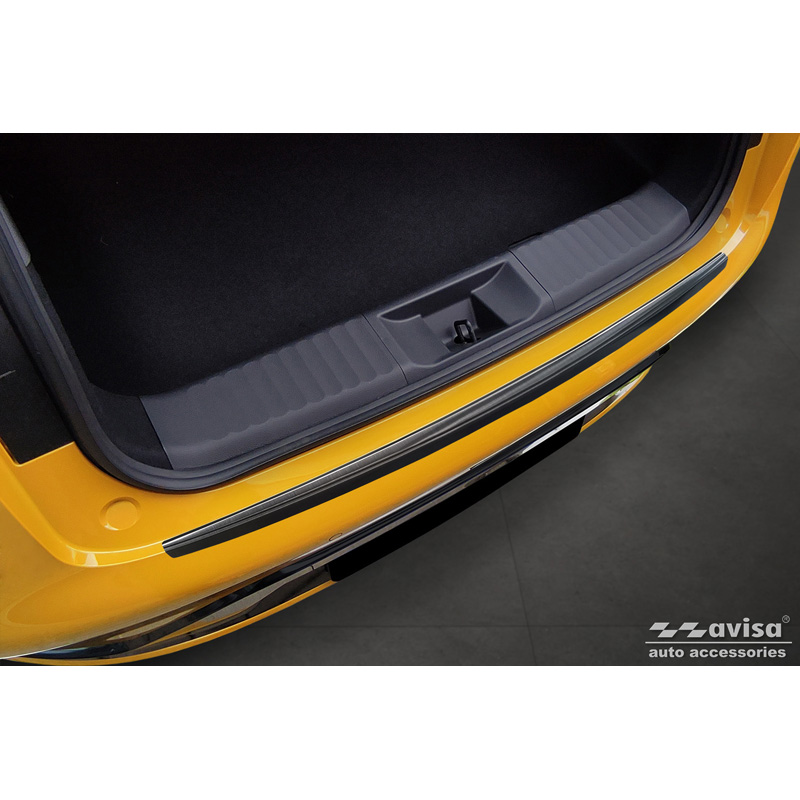 Black Stainless Steel Rear bumper protector  Toyota Prius V (XW60) 2023-