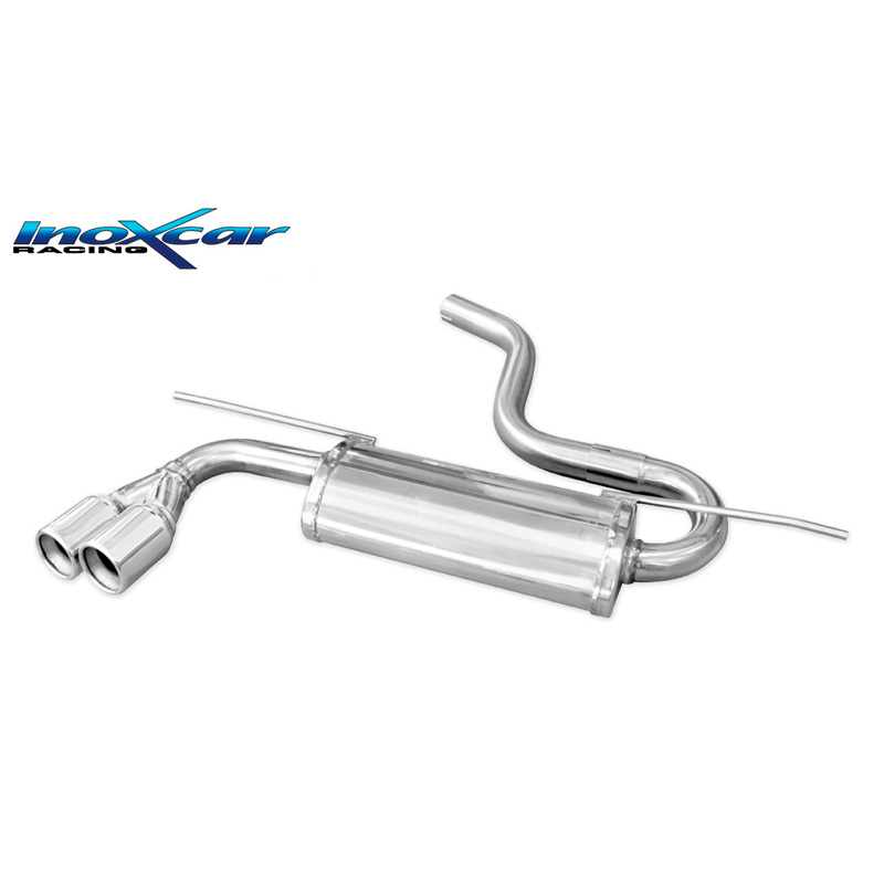 100% Inox Double sport exhaust  Volkswagen Golf VII 2.0 GTD 184HP 2012- 2019 2x80mm