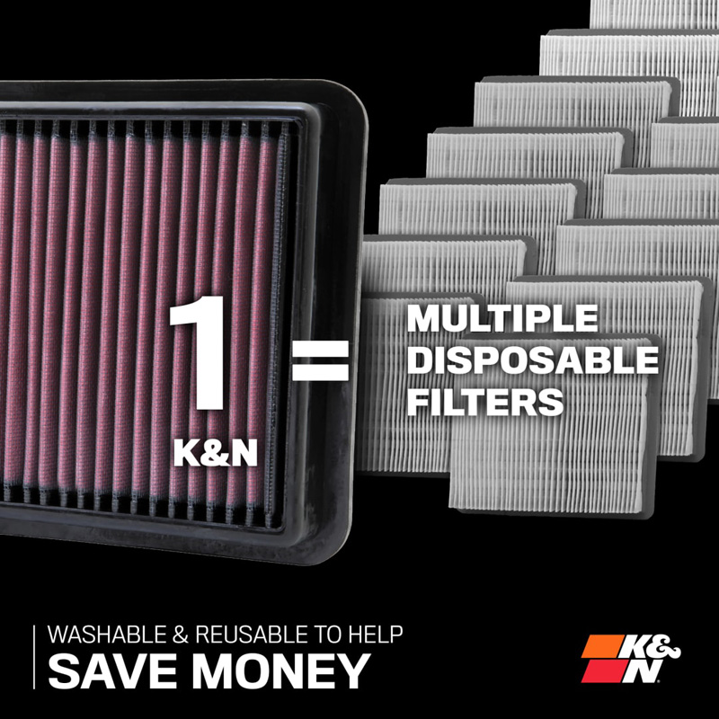 K&N Replacement Air Filter  Audi, Cupra, Seat, Skoda, Volkswagen 1.5L Hybrid (33-3190)