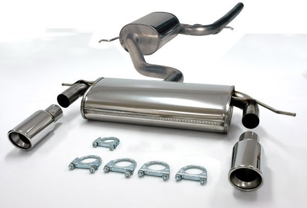 Simons Dual Power Uitlaatsysteem af kat. Audi A3 8P 2003>