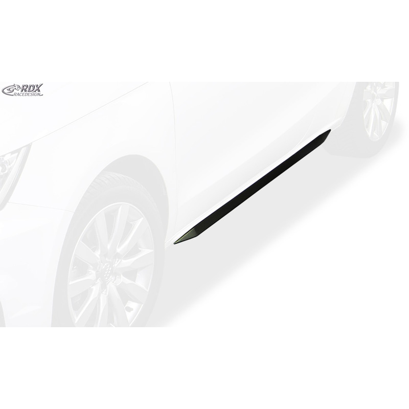 Side skirts 'Slim'  Audi A1 8X 3/5-doors (ABS glossy black)