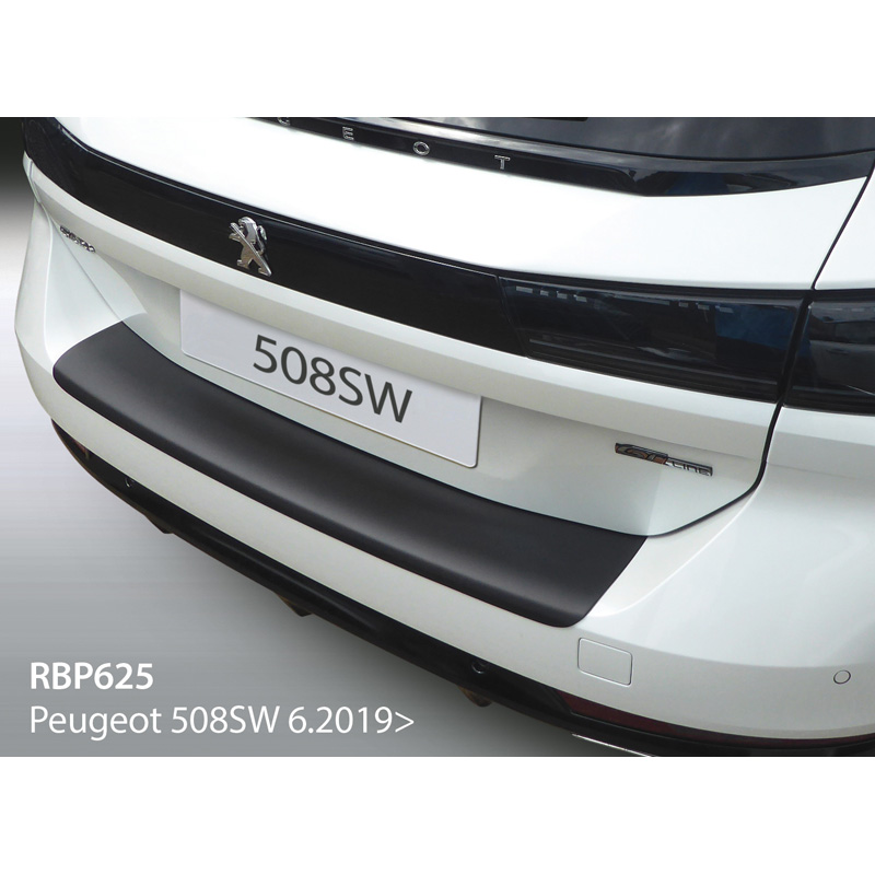 ABS Rear bumper protector  Peugeot 508 SW II 2019- Black
