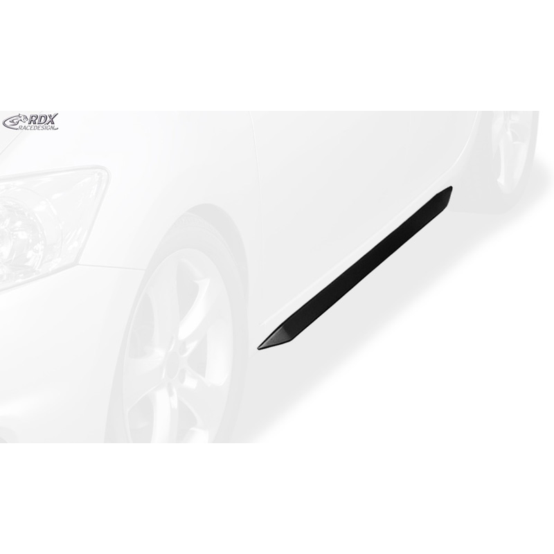 Side skirts 'Slim'  Toyota Auris E150 2007-2012 (ABS glossy black)