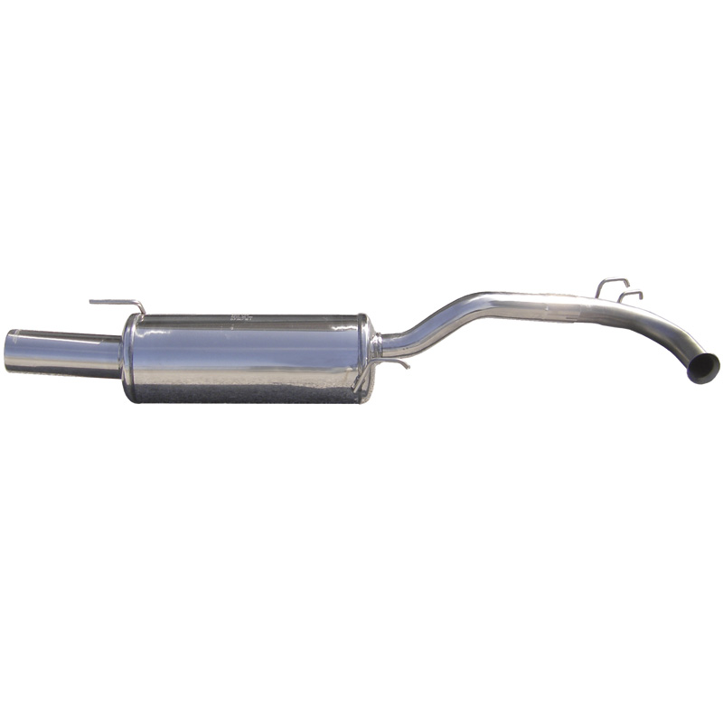 100% Inox Double Sport Exhaust  Renault Clio III RS 2.0 16v (200HP) 2006- Left/Right 80mm