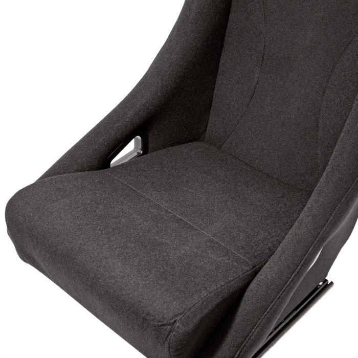 Sport seat 'BH' - Black - Non-reclinable back-rest - incl. slides
