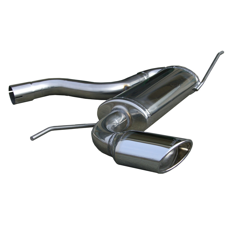 100% Inox Sport Exhaust  Volkswagen Golf V 1.4 TSi GTi (170HP) 120x80mm Oblique