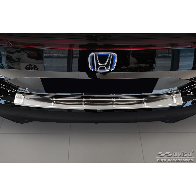 Stainless Steel Rear bumper protector  Honda Civic XI HB 2022- 'Ribs'