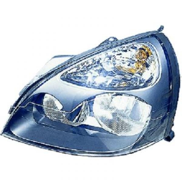 Koplamp links CLIO 01-03 HELLA H7+H1