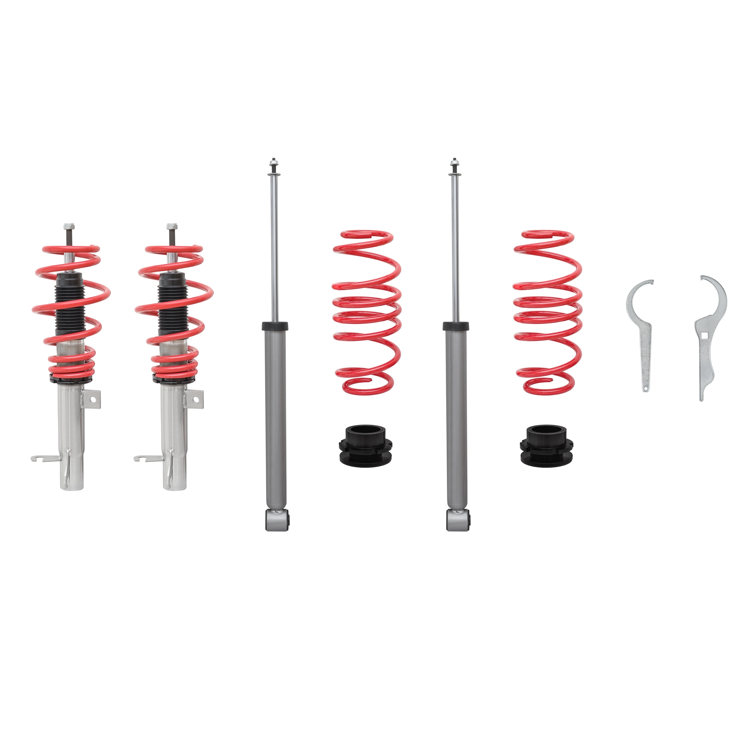 Coilover Set Ford Fiesta JH/JD 1.25, 1.3, 1.4, 1.6, 1.4TDCi, 1.6TDCi, 11.2001 - 2008 and Ford Fiesta ST 2.0, 11.2004 - 2008