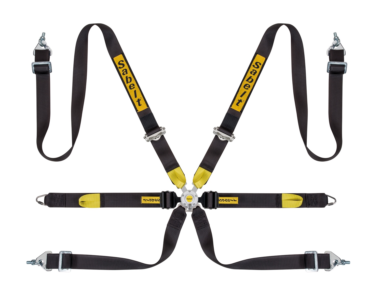 Sabelt Gordel 4 Punts Steel 3 Inch-2 Inch