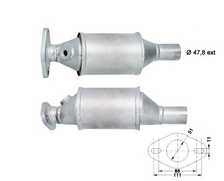 Fiat PALIO 1.6i 16V 1581 cc 74 Kw / 100 cv 178B3.000 Magnaflow C