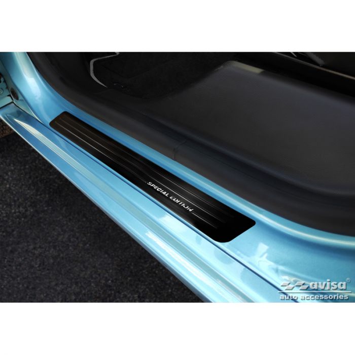 Zwart RVS Instaplijsten  Renault Zoe FL 2019- 'Special Edition' - 4-delig