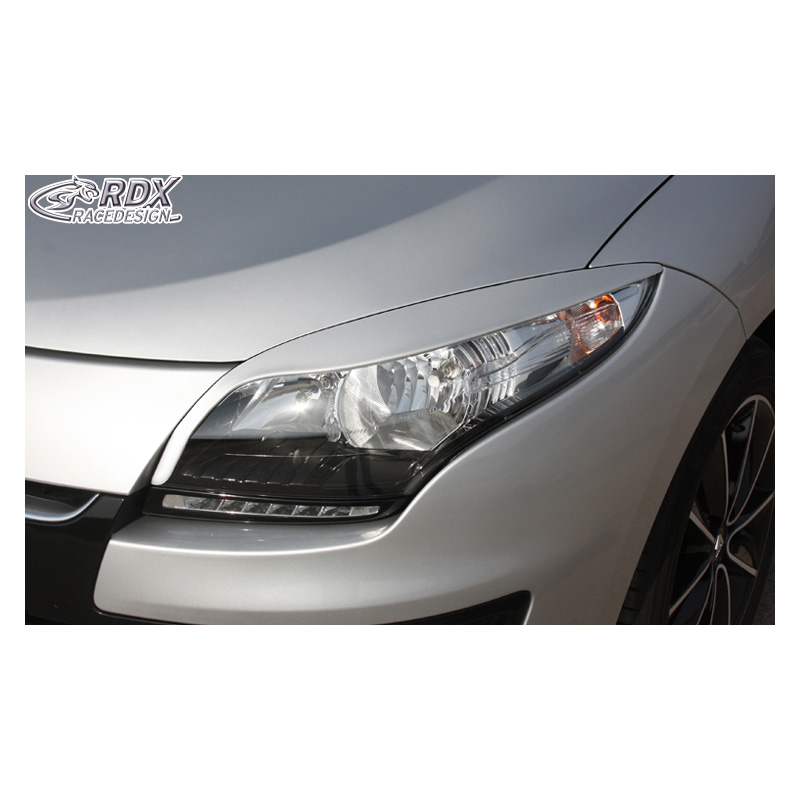 Koplampspoilers  Renault Megane III 2008-2015 (ABS)