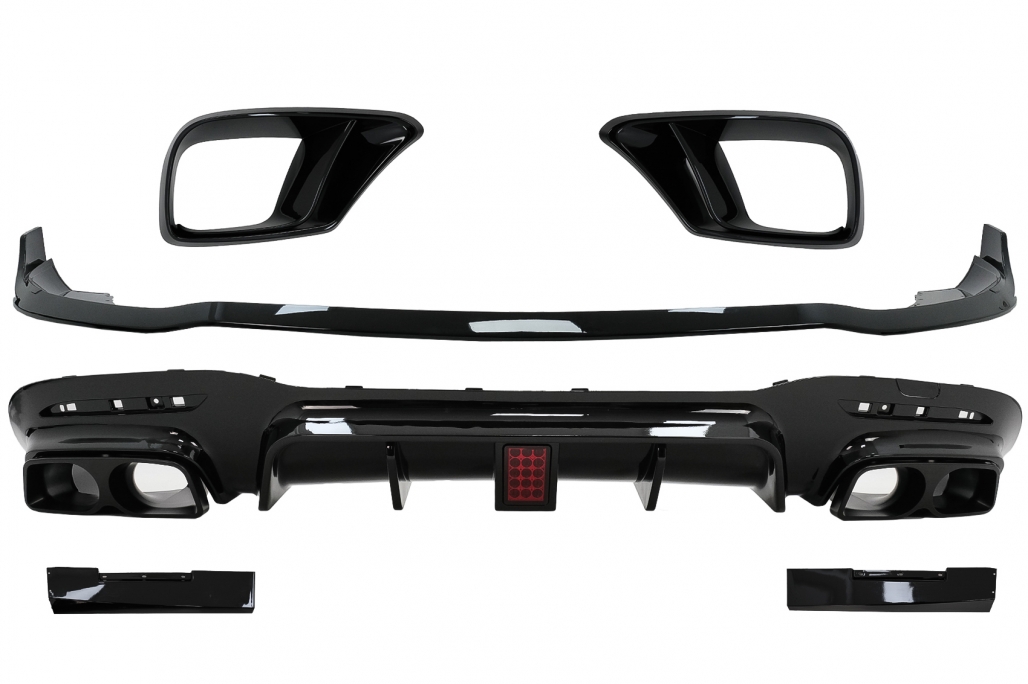 Mercedes S63/S65 W222 FL 17-20 Aero pakket Zwart