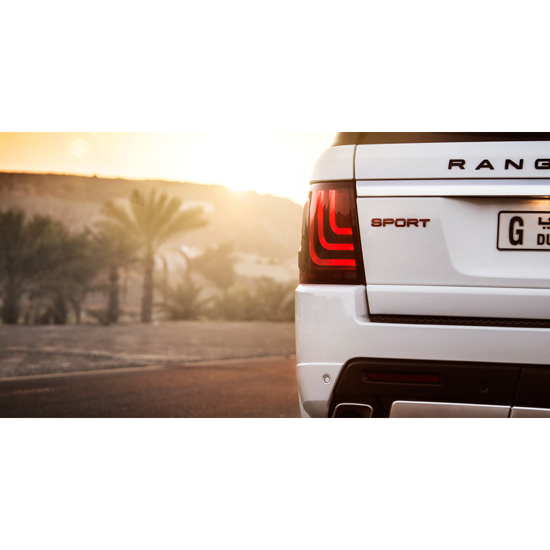 Glohh GL-3 Dynamic LED Tail Lights  Range Rover Sport L320 2005-2009 & 2010-2013 - Red/Smoke
